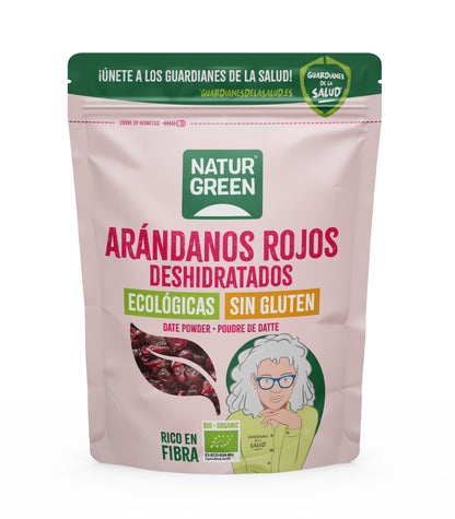 Cranberries secas biológicas Naturgreen 125 g