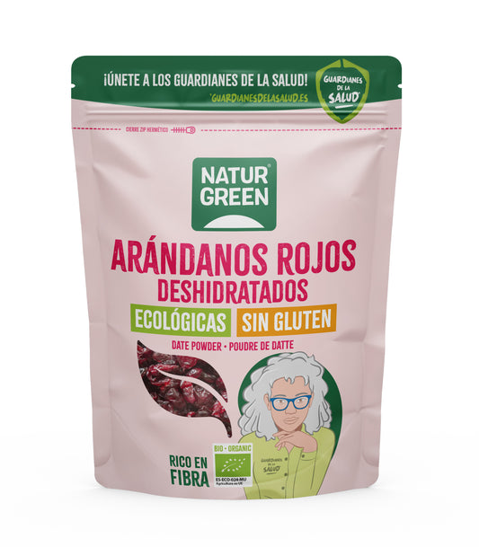 Cranberries secas biológicas Naturgreen 125 g