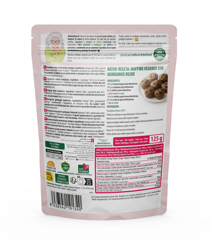 Cranberries secas biológicas Naturgreen 125 g