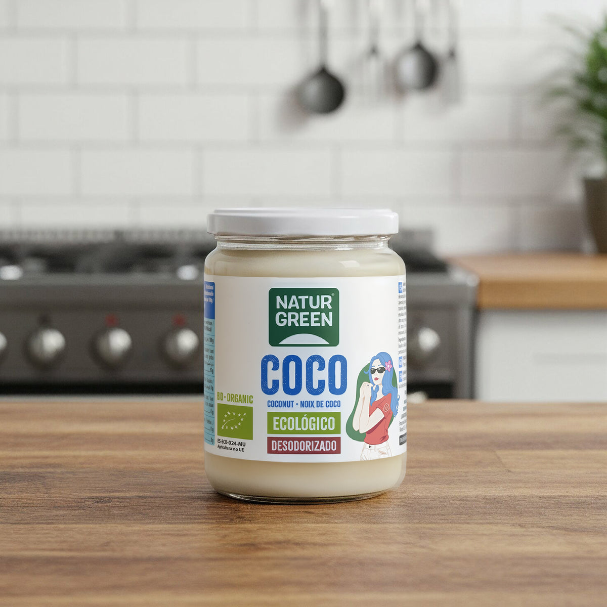 Óleo de coco Cuisine Naturgreen 430 ml