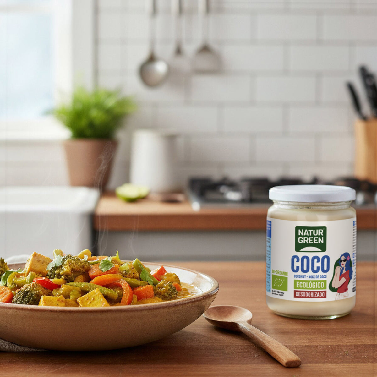 Óleo de coco Cuisine Naturgreen 430 ml