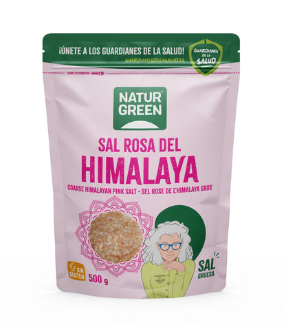 Sal rosa grosso do Himalaia Naturgreen 500 g