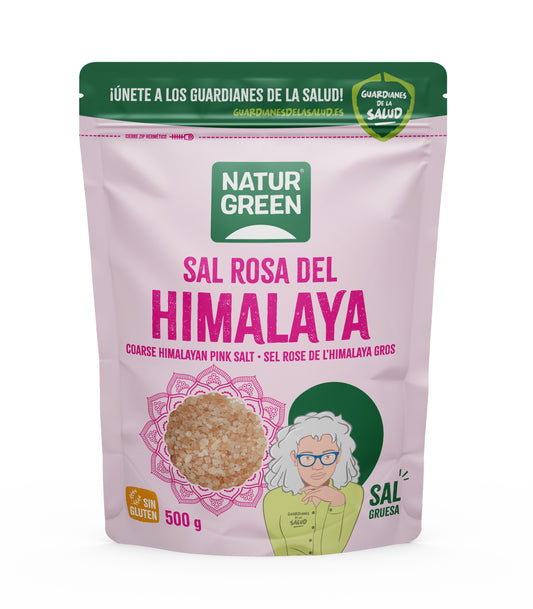 Sal rosa grosso do Himalaia Naturgreen 500 g