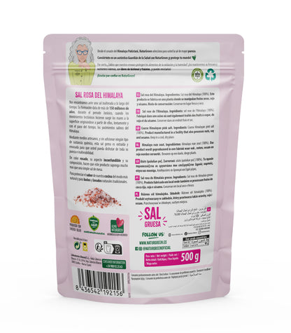 Sal rosa grosso do Himalaia Naturgreen 500 g