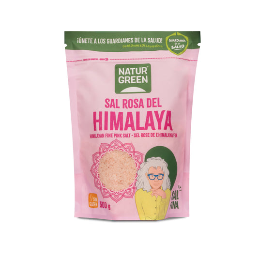Sal rosa fino dos Himalaias Naturgreen 500 g