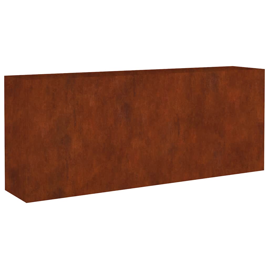 Jardinera Acero Corten 200x40x80 Cm_0