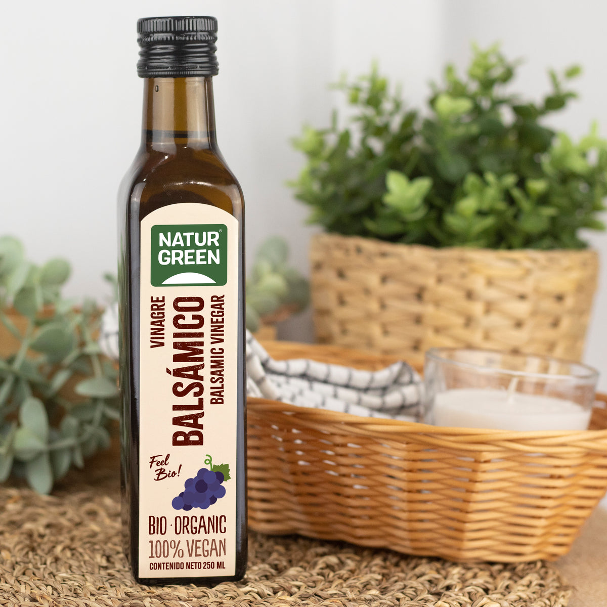 Vinagre Balsâmico Biológico NaturGreen, 250 ml
