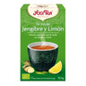 Yogi Tea BIO Chá verde Sencha, gengibre e limão, 17 saquetas