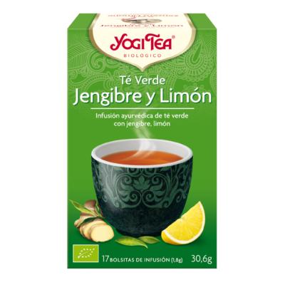Yogi Tea BIO Chá verde Sencha, gengibre e limão, 17 saquetas