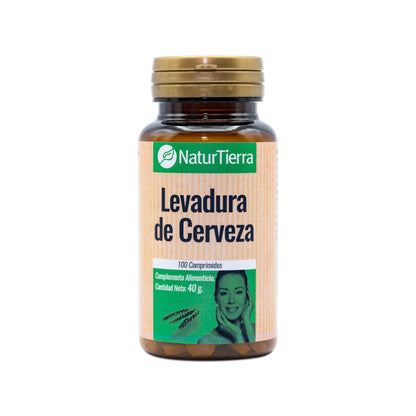 Levedura de cerveja, 100 comprimidos. NaturTierra