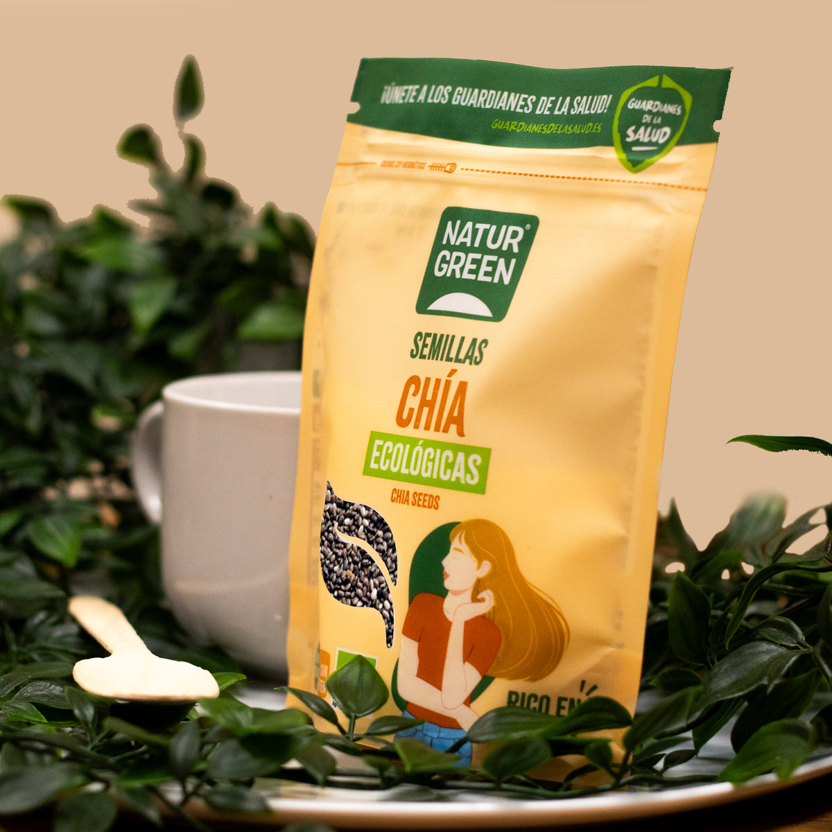 Sementes de Chia Biológicas NaturGreen 250 g