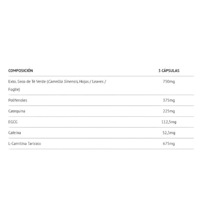 L-carnitine &amp; Green Tea 475 Mg 100 Caps_1