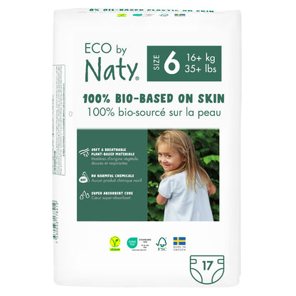 Fralda nº 6 Naty 16+ kg, 17 unidades