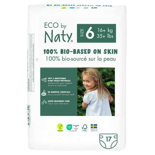 Fralda nº 6 Naty 16+ kg, 17 unidades