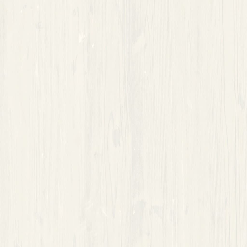Aparador Con Cajones Vigo Madera Maciza Pino Blanco 78x40x75 Cm / Vetonek_0