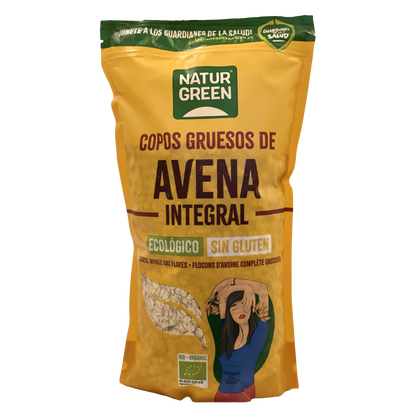 Flocos de Aveia Grossos Biológicos Sem Glúten NaturGreen 1 Kg