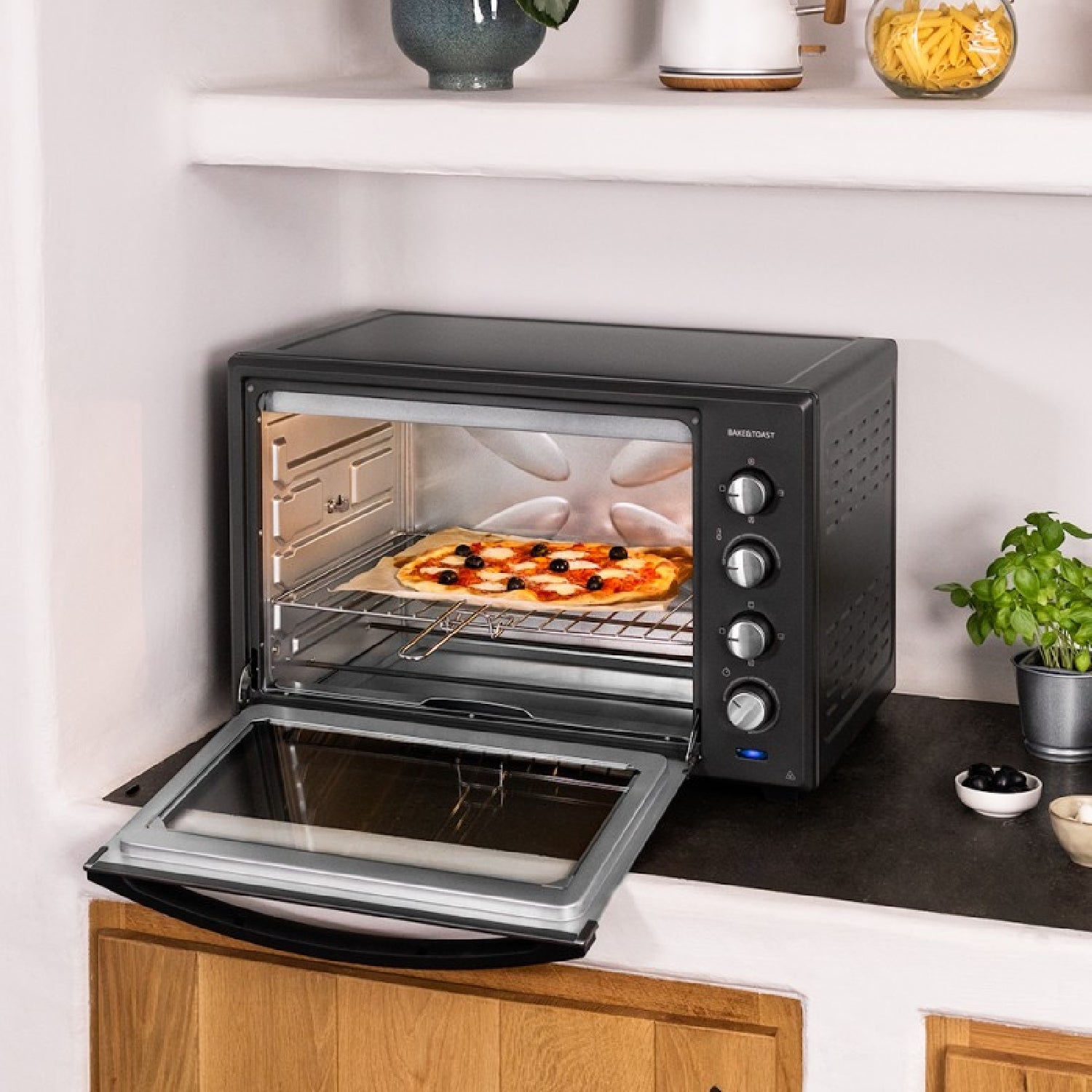 Cecotec Horno Sobremesa De Convección Bake&toast 6000 Black Gyro. 2000 W Capacidad 60 L 12 Funciones Combinables Incluye_3