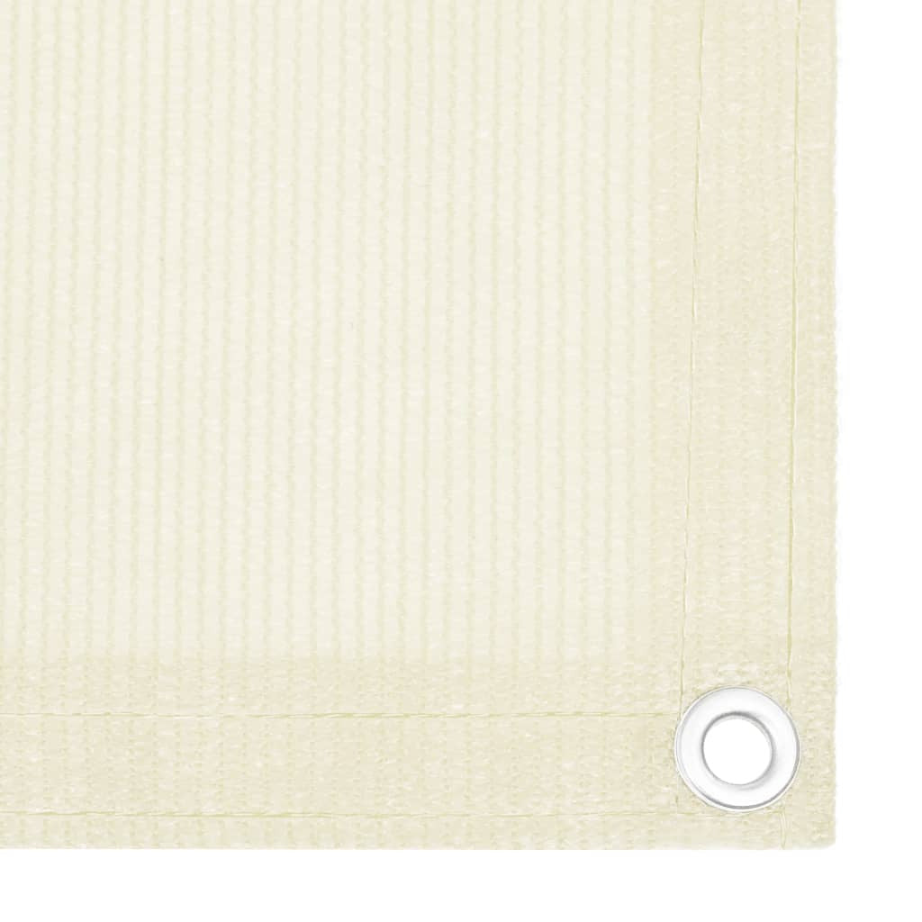 Vidaxl Toldo Para Balcón Hdpe Crema 90x500 Cm_1