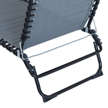 Outsunny Tumbona Plegable Y Ajustable De 4 Posiciones Con Sistema De Cordones_4