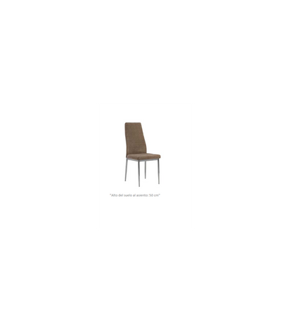 Silla Sombra Acabado Tapizado Tela Beige 95 Cm(alto)40 Cm(ancho)56 Cm(largo)_2