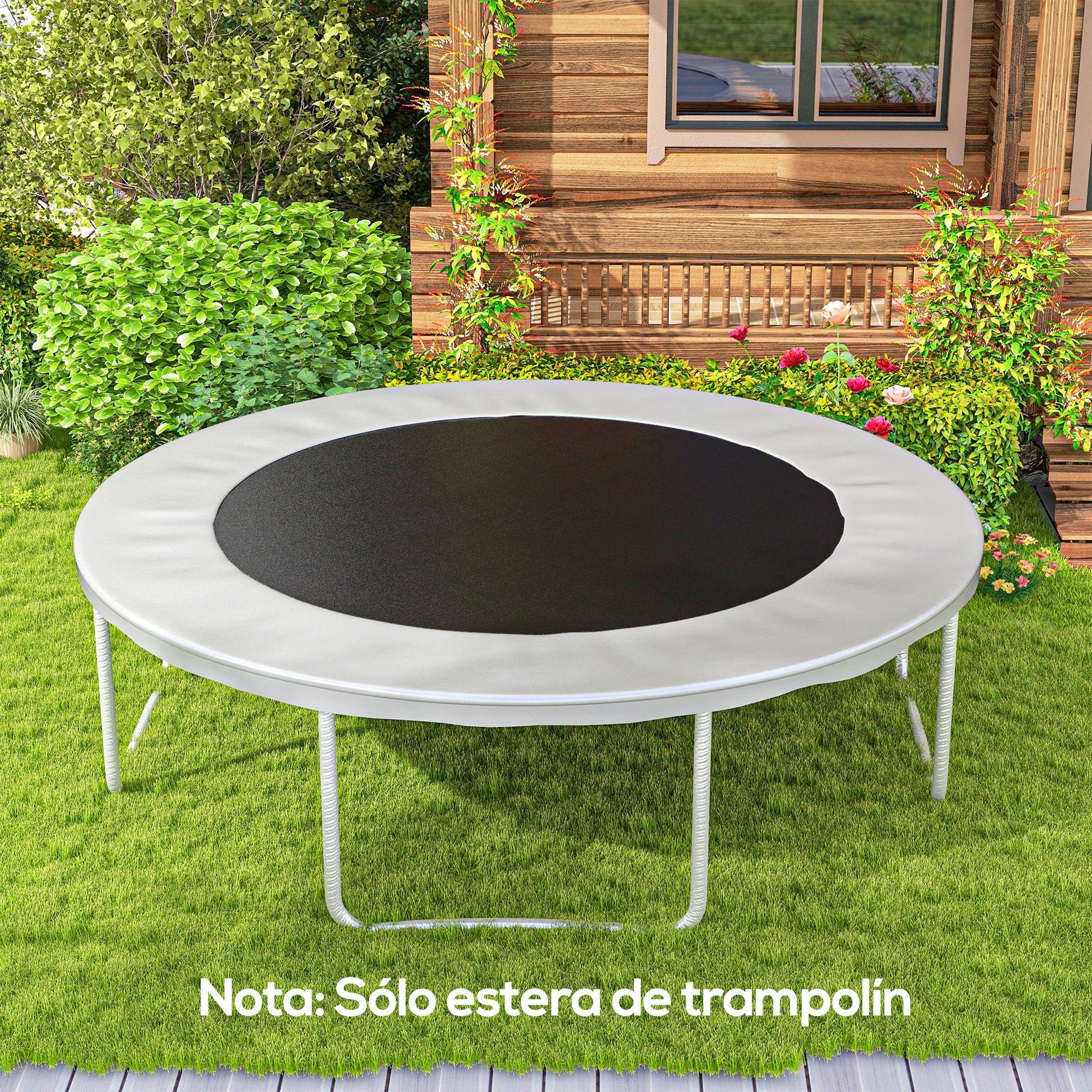 Sportnow Tapete De Repuesto Para Trampolín De 12 Pies Ø323 Cm Negro_1