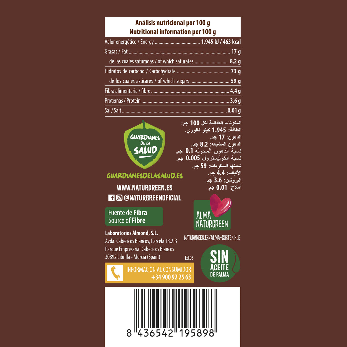 Bolachas Recheadas com Chocolate Orgânico NaturGreen 140 g