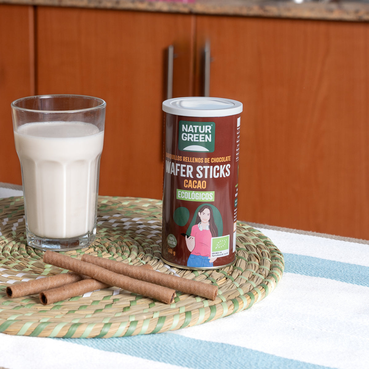 Bolachas Recheadas com Chocolate Orgânico NaturGreen 140 g