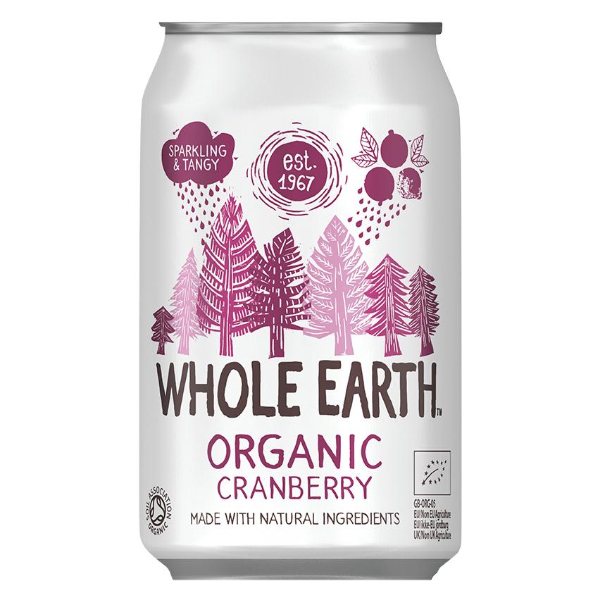 Refrigerante de mirtilo Whole Earth Bio 330ml