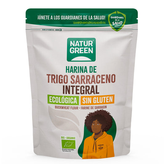 Farinha de trigo sarraceno integral sem glúten NaturGreen 500 g