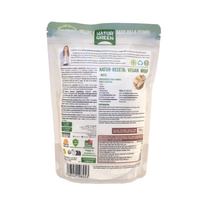 Farinha de grão-de-bico biológica sem glúten NaturGreen 500 g