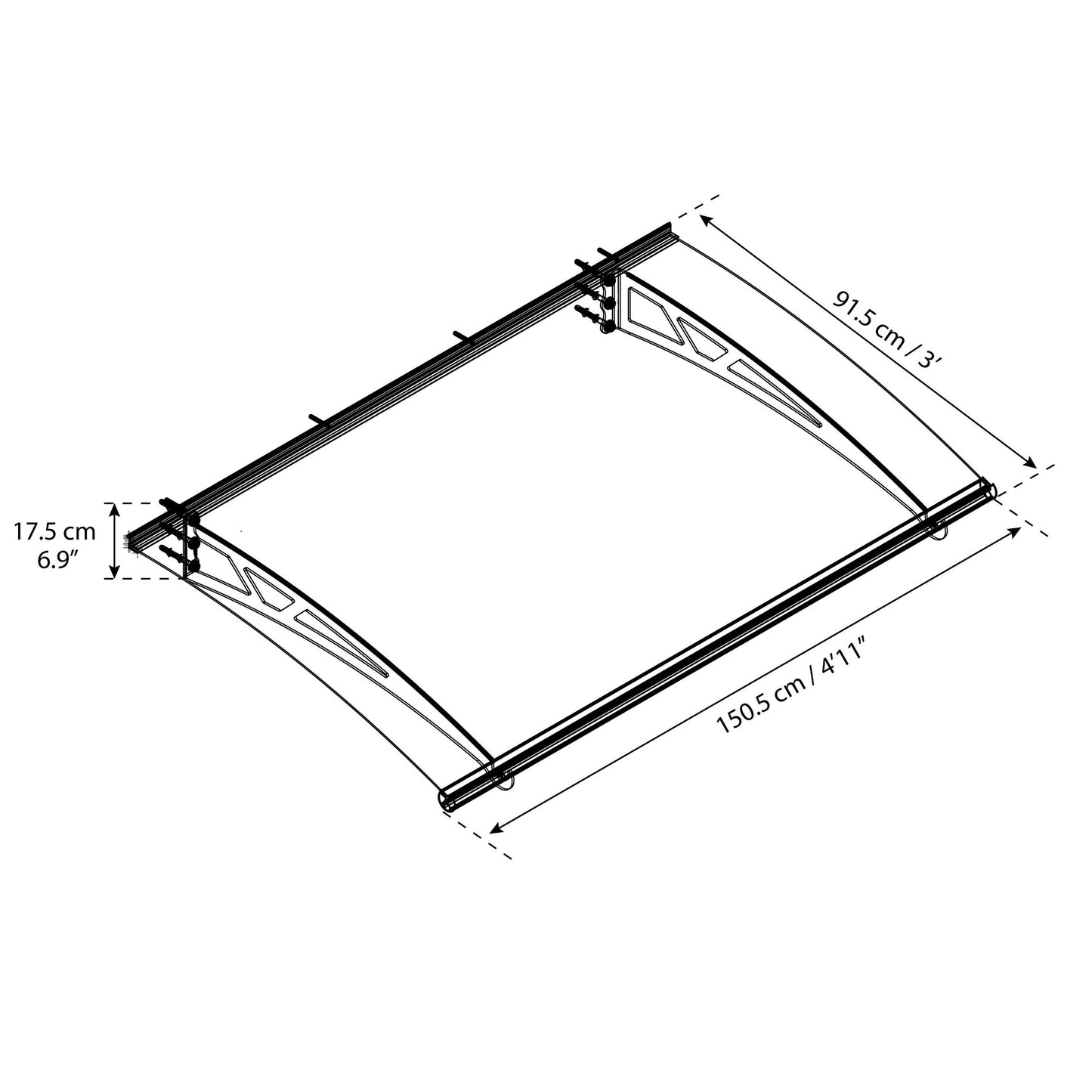 Marquise Altair 150x91 cm 