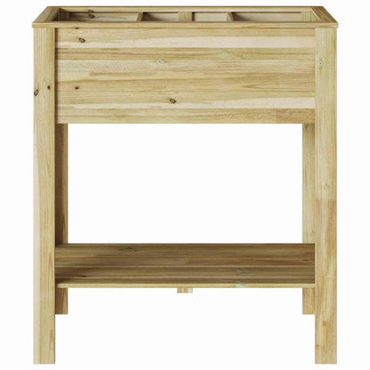 Macetero Alto Marrón 85,5 X 46,5 X 96 Cm_4