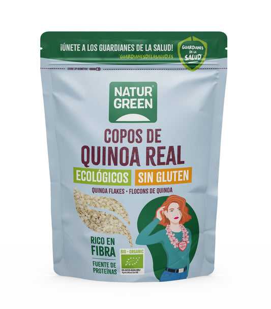 Flocos de Quinoa Orgânica Real Sem Glúten NaturGreen 200 g