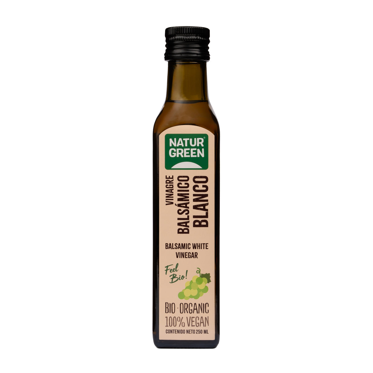 Vinagre Balsâmico Branco Biológico NaturGreen 250 ml