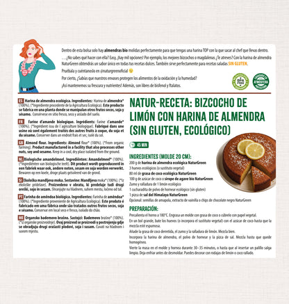 Farinha de Amêndoa Biológica Sem Glúten NaturGreen 300g