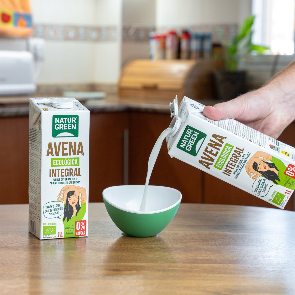 Bebida de Aveia Integral 0% Açúcares Bio NaturGreen 1 L