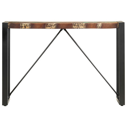 Mesa Consola De Madera Maciza Reciclada 110x35x76 Cm_0