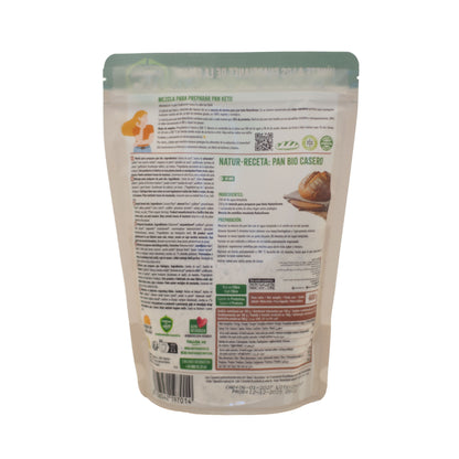 Mistura de farinha para pão cetogénica sem glúten NaturGreen 400g