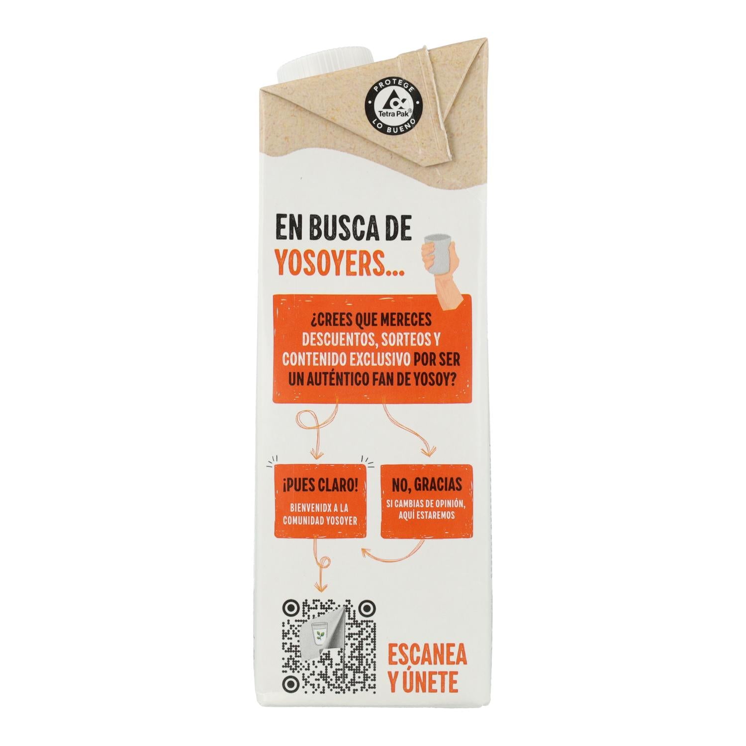 Pack 6 x  Bebida de Avena Sin Gluten ECO Yosoy  1 L