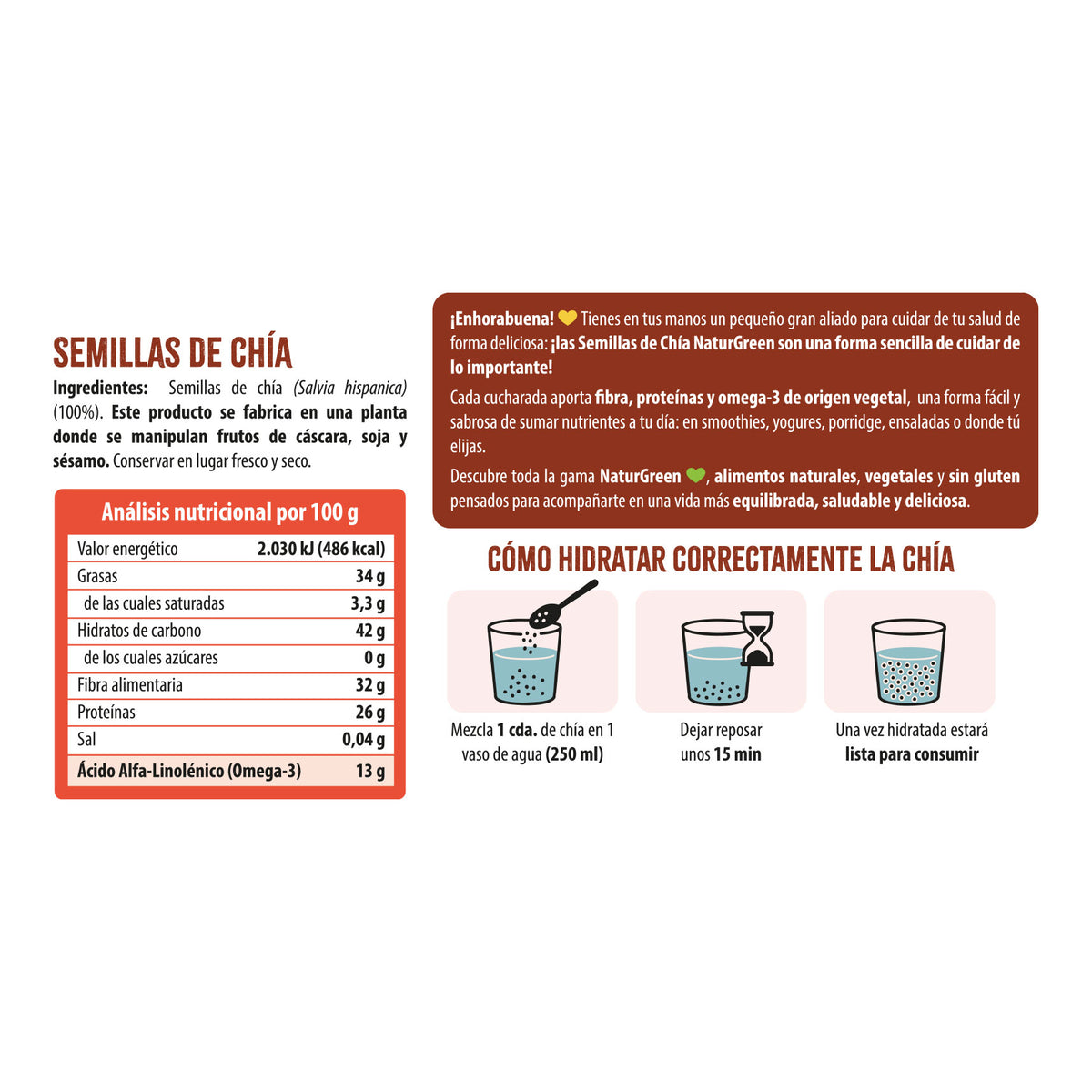 Chía NaturGreen 125 g