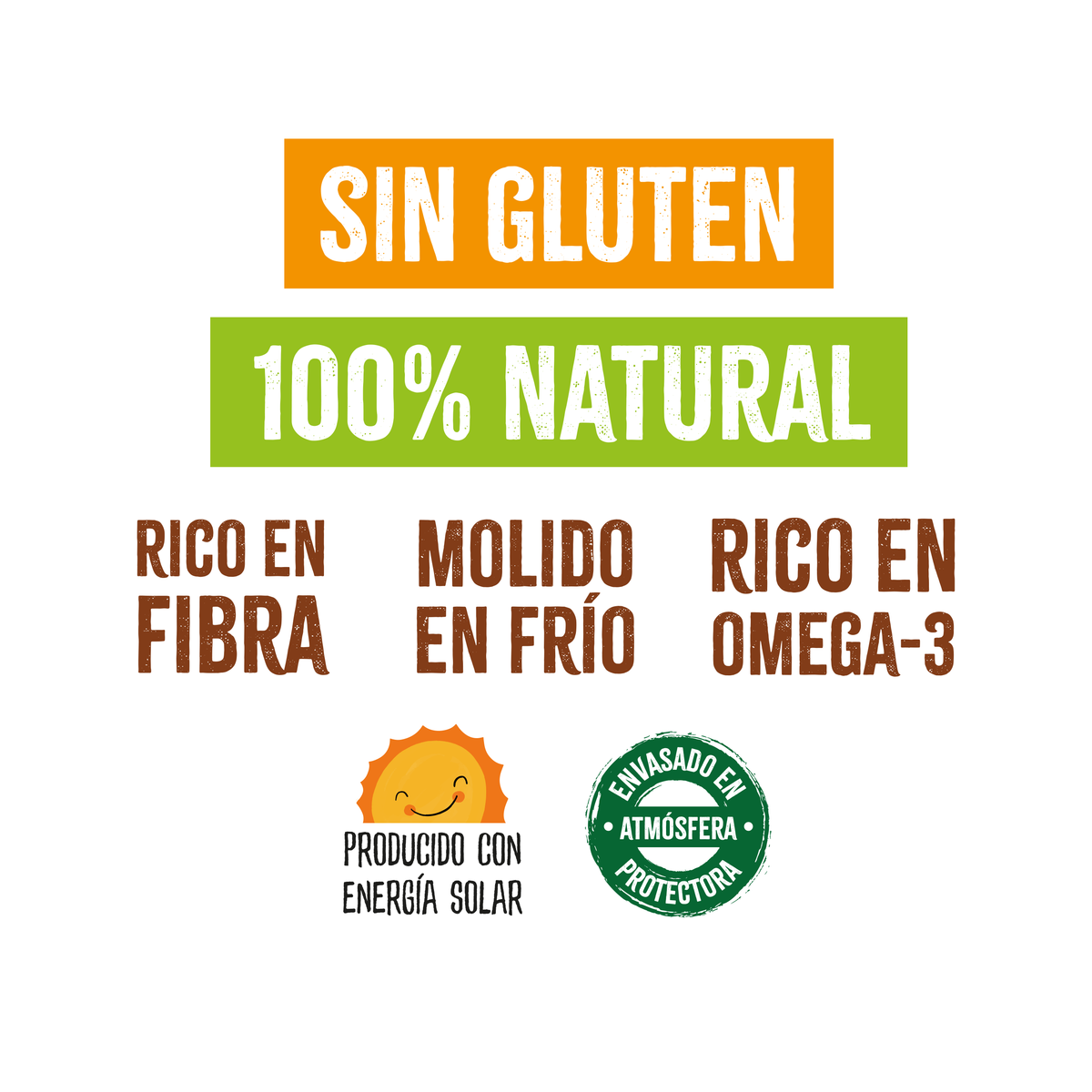 Semillas de Lino Marrón Molido NaturGreen 125 g