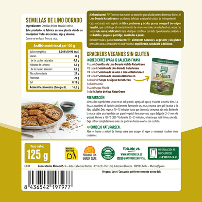 Lino dorado NaturGreen 125 g