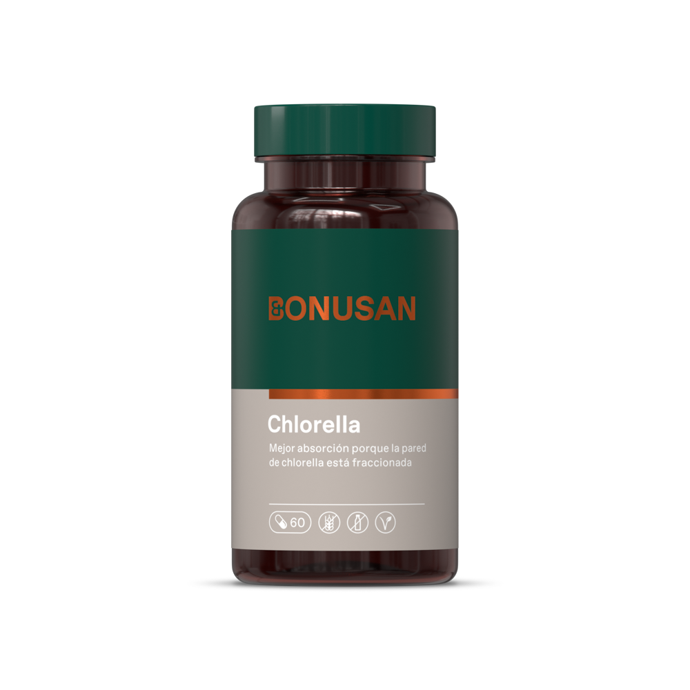 Chlorella 60 Cápsulas Vegetarianas Bonusan