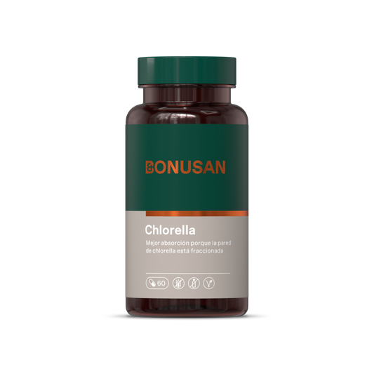 Chlorella 60 Cápsulas Vegetarianas Bonusan