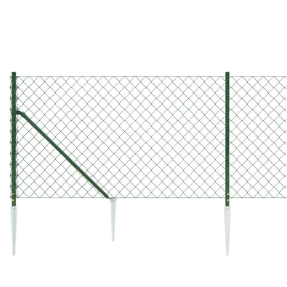 Cerca De Alambre Con Pinchos De Anclaje Verde 0,8x10 M / Vetonek_3
