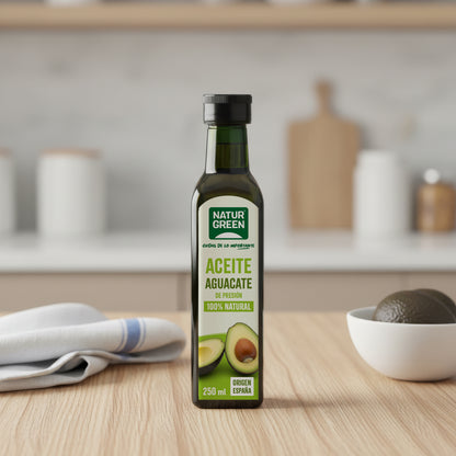 Aceite de Aguacate envase PET NaturGreen 250 ml