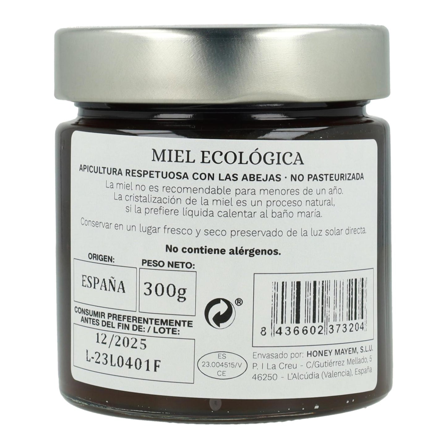 Mel de calluna biológico Mayem 300 g