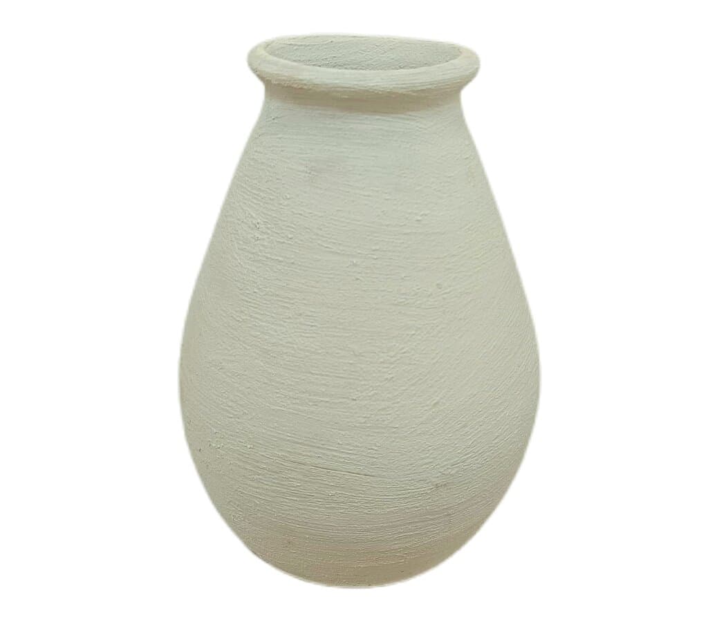 Jarrón Textura Blanco 36cm_0