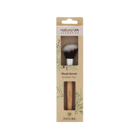 Pincel de Blush Curto Angular NaturaBIO Cosmetics 16,5 cm