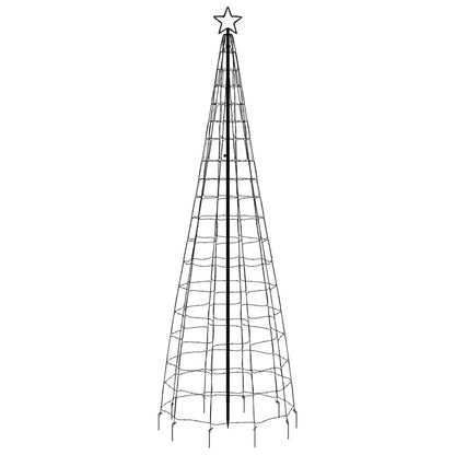 Vidaxl Árbol De Navidad Led Con Estacas 570 Leds Blanco Cálido 300 Cm_4